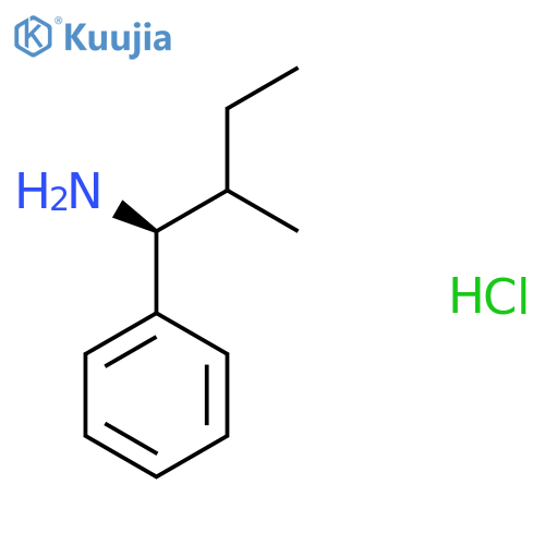 (1S)-2-Methyl-1-phenylbutan-1-amine hydrochloride structure