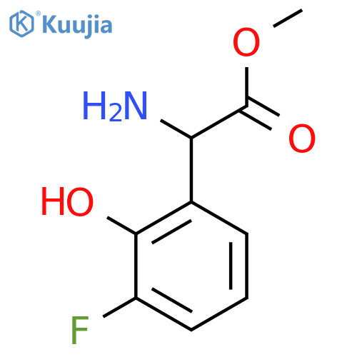 Methyl 2-amino-2-(3-fluoro-2-hydroxyphenyl)acetate structure