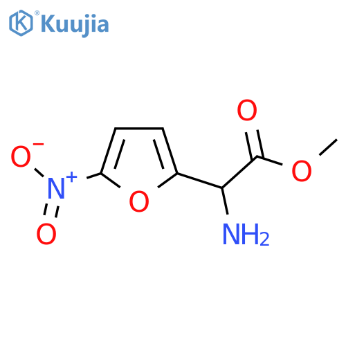 Methyl 2-amino-2-(5-nitrofuran-2-yl)acetate structure