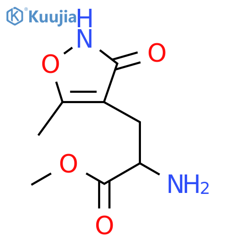2-Amino-3-(3-hydroxy-5-methyl-isoxazol-4-yl)-propionic acid methyl ester structure