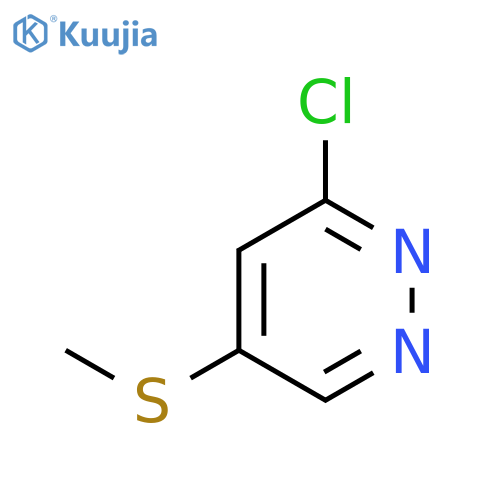 Pyridazine, 3-chloro-5-(methylthio)- structure