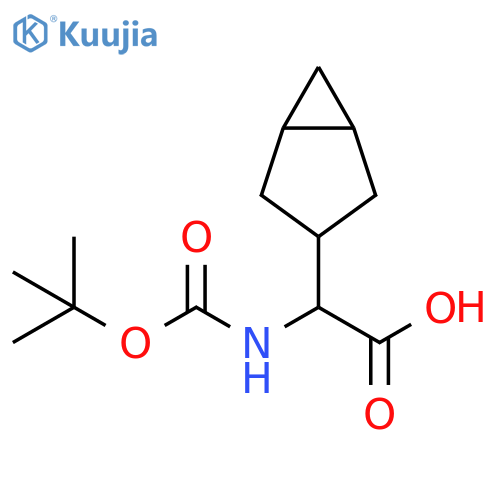 α-[[(1,1-Dimethylethoxy)carbonyl]amino]bicyclo[3.1.0]hexane-3-acetic acid structure