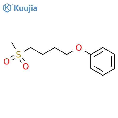 Benzene, [4-(methylsulfonyl)butoxy]- structure