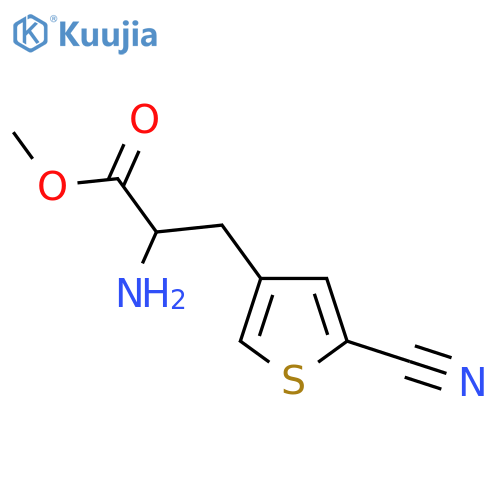 Methyl 2-amino-3-(5-cyanothiophen-3-yl)propanoate structure