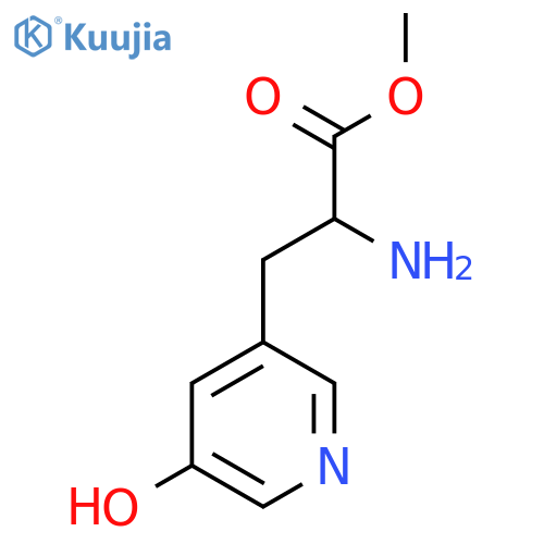 Methyl 2-amino-3-(5-hydroxypyridin-3-yl)propanoate structure