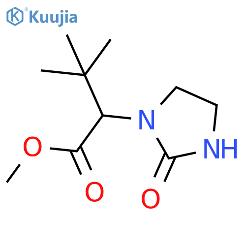 Methyl 3,3-dimethyl-2-(2-oxoimidazolidin-1-yl)butanoate structure