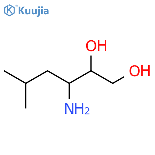 1,2-Hexanediol, 3-amino-5-methyl- structure