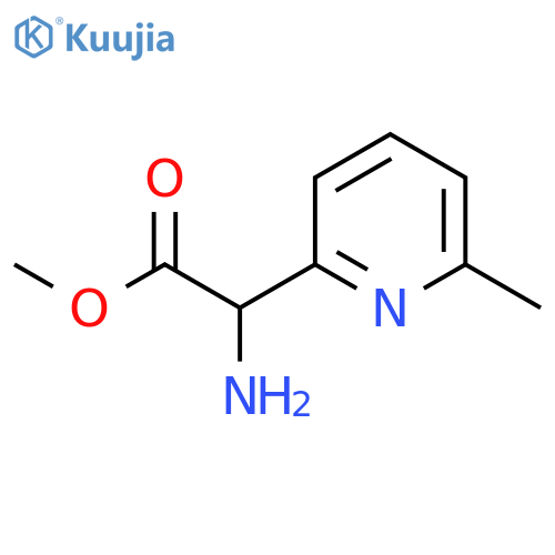 Methyl 2-amino-2-(6-methylpyridin-2-yl)acetate structure