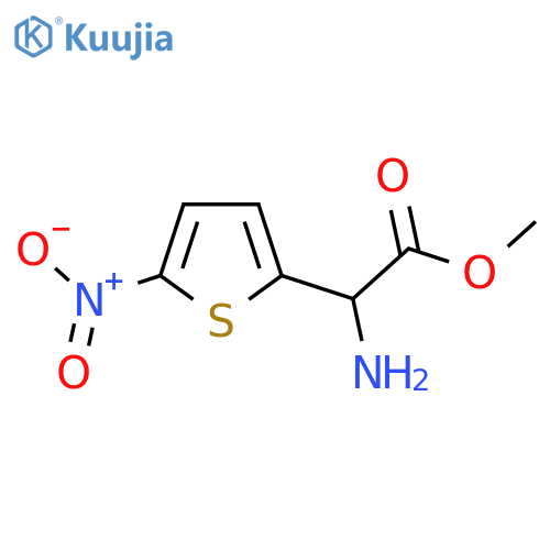 Methyl 2-amino-2-(5-nitrothiophen-2-yl)acetate structure