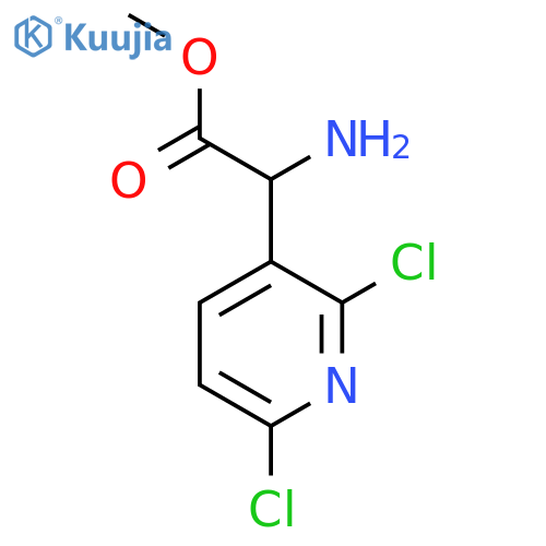 Methyl 2-amino-2-(2,6-dichloropyridin-3-yl)acetate structure
