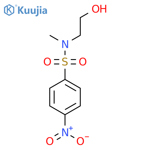 Benzenesulfonamide, N-(2-hydroxyethyl)-N-methyl-4-nitro- structure