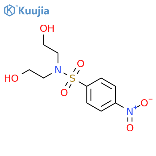 2-hydroxy-N-(2-hydroxyethyl)-S-(4-nitrophenyl)ethane-1-sulfonamido structure