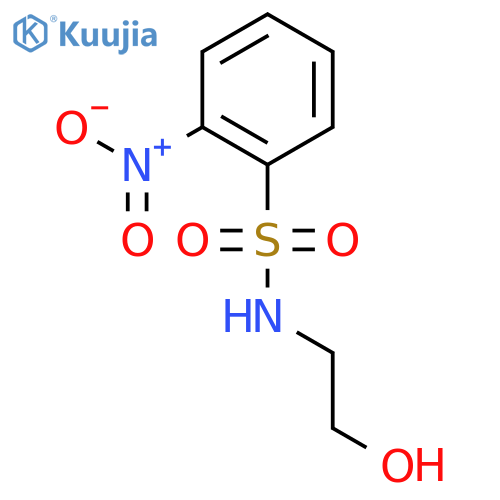 Benzenesulfonamide,N-(2-hydroxyethyl)-2-nitro- structure