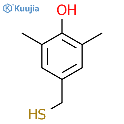 2,6-Dimethyl-4-(sulfanylmethyl)phenol structure