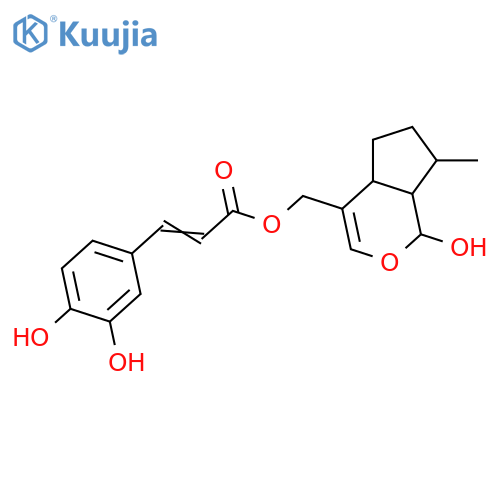 Teucrein; Di-O-de-Ac, 11-O-(3,4-dihydroxy-E-cinnamoyl) structure