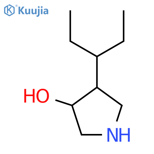 4-(Pentan-3-YL)pyrrolidin-3-OL structure