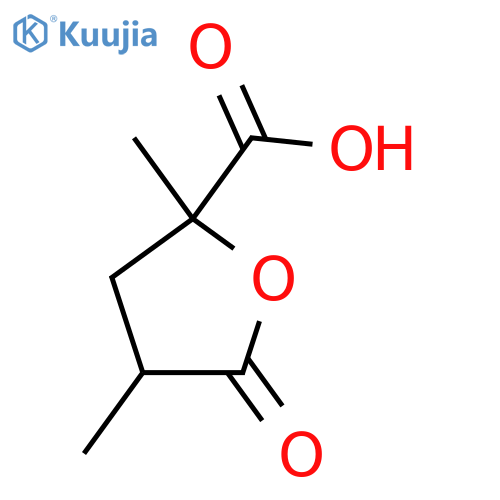 2,4-Dimethyl-5-oxooxolane-2-carboxylic acid structure