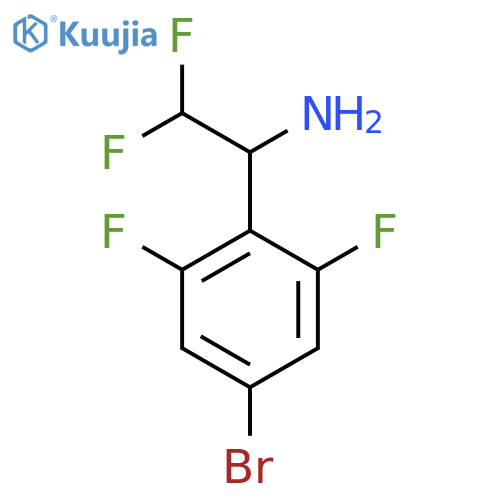 1-(4-Bromo-2,6-difluorophenyl)-2,2-difluoroethan-1-amine structure