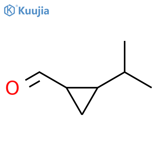 Cyclopropanecarboxaldehyde, 2-(1-methylethyl)- structure