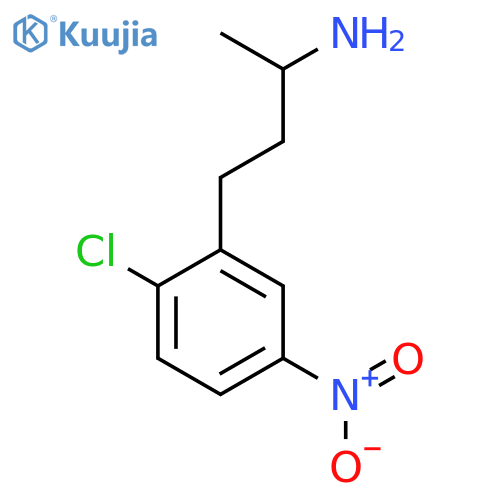 4-(2-Chloro-5-nitrophenyl)butan-2-amine structure