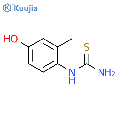 Thiourea, N-(4-hydroxy-2-methylphenyl)- structure