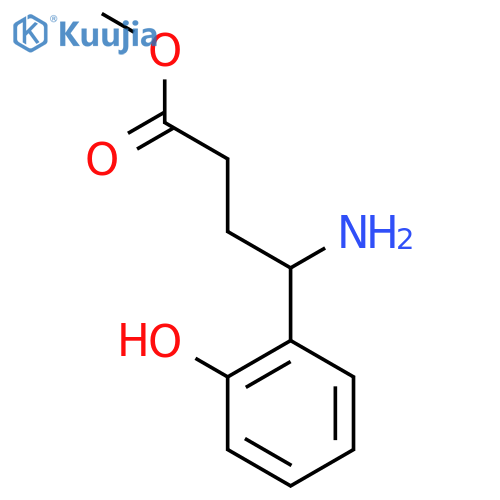Methyl 4-amino-4-(2-hydroxyphenyl)butanoate structure