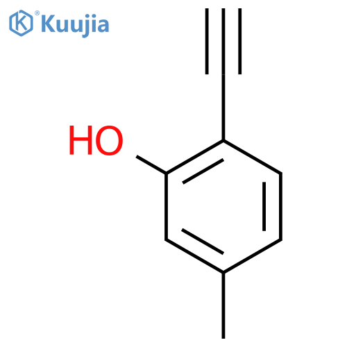 2-Ethynyl-5-methylphenol structure