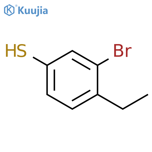 Benzenethiol, 3-bromo-4-ethyl- structure