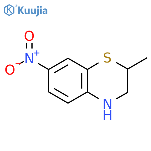 2-Methyl-7-nitro-3,4-dihydro-2H-benzo[b][1,4]thiazine structure