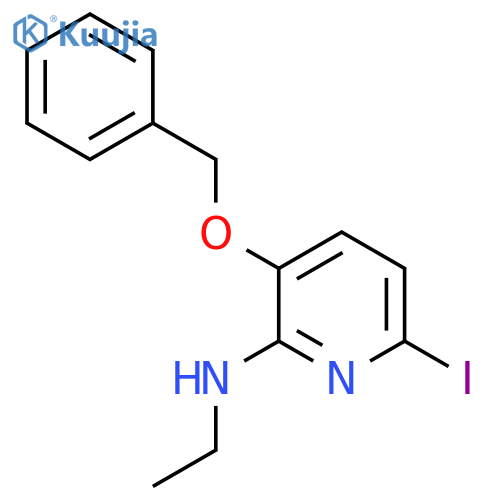 3-(Benzyloxy)-N-ethyl-6-iodopyridin-2-amine structure