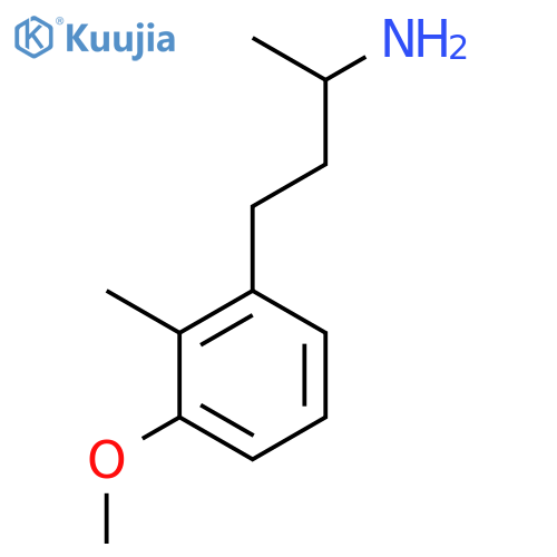 4-(3-Methoxy-2-methylphenyl)butan-2-amine structure