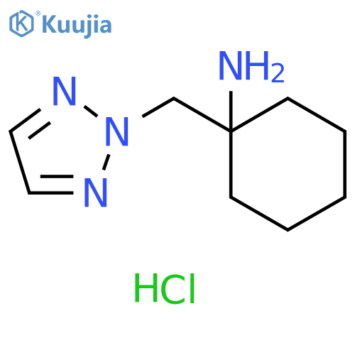1-((2H-1,2,3-Triazol-2-yl)methyl)cyclohexan-1-amine hydrochloride structure