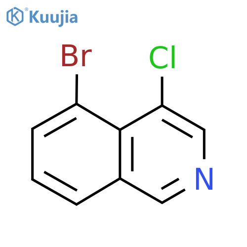 5-bromo-4-chloro-isoquinoline structure