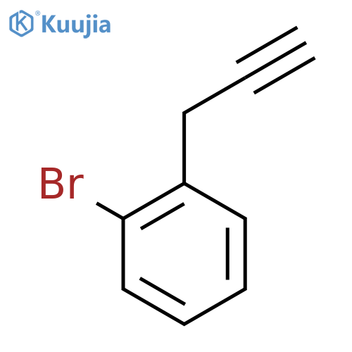 1-Bromo-2-(prop-2-yn-1-yl)benzene structure
