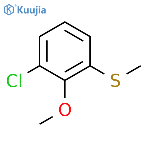 (3-Chloro-2-methoxyphenyl)(methyl)sulfane structure