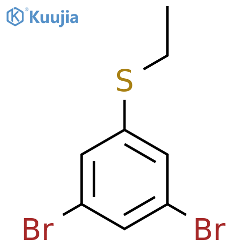 (3,5-Dibromophenyl)(ethyl)sulfane structure