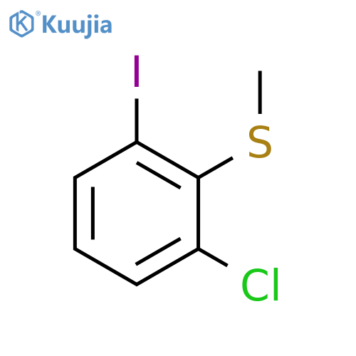 (2-Chloro-6-iodophenyl)(methyl)sulfane structure