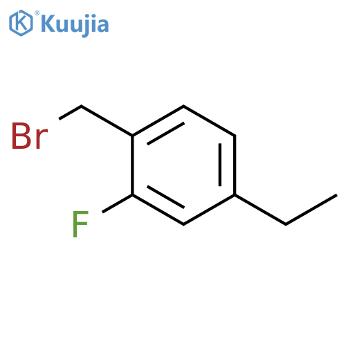 4-Ethyl-2-fluorobenzyl bromide structure