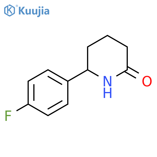 6-(4-Fluorophenyl)piperidin-2-one structure