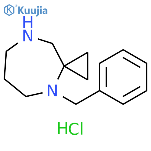 4-BENZYL-4,8-DIAZASPIRO[2.6]NONANE 2HCL structure