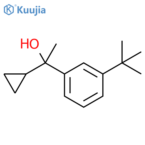 1-(3-tert-Butylphenyl)-1-cyclopropyl ethanol structure