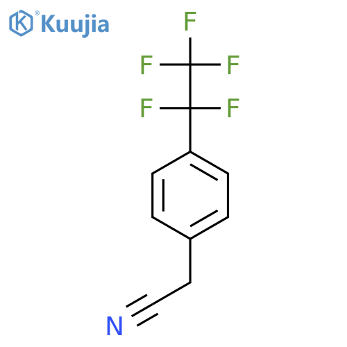 2-[4-(Pentafluoroethyl)phenyl]acetonitrile structure