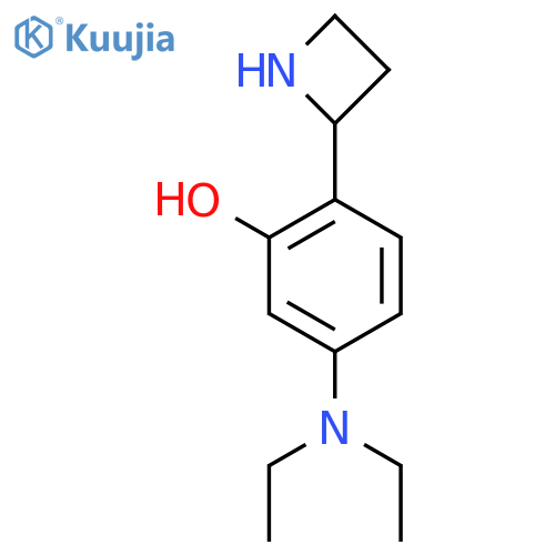 2-(Azetidin-2-yl)-5-(diethylamino)phenol structure