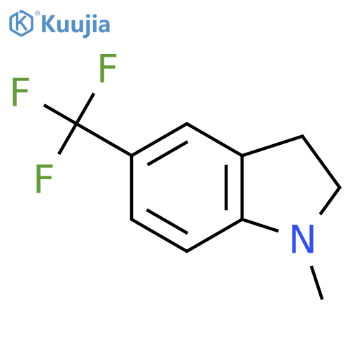 1-Methyl-5-(trifluoromethyl)indoline structure