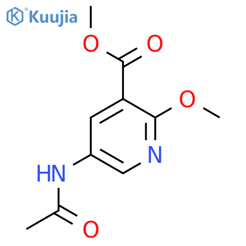 Methyl 5-acetamido-2-methoxynicotinate structure