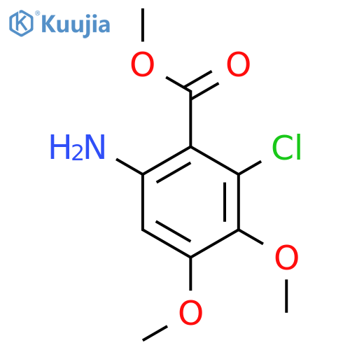 Methyl 6-amino-2-chloro-3,4-dimethoxybenzoate structure