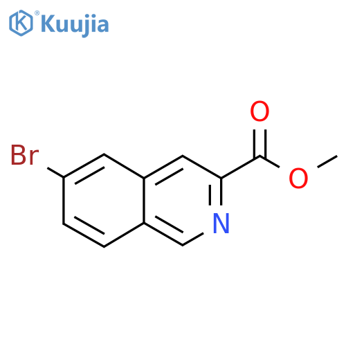 Methyl 6-bromoisoquinoline-3-carboxylate structure