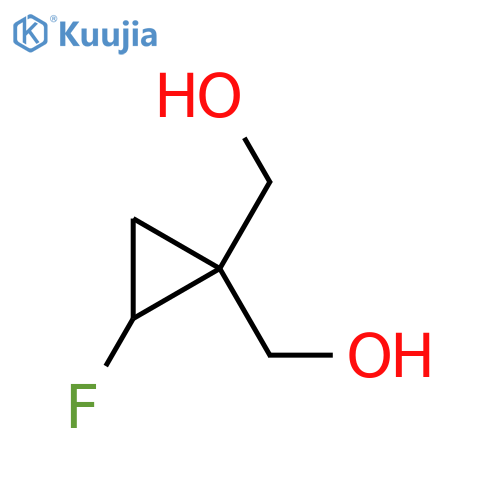 (2-Fluorocyclopropane-1,1-diyl)dimethanol structure