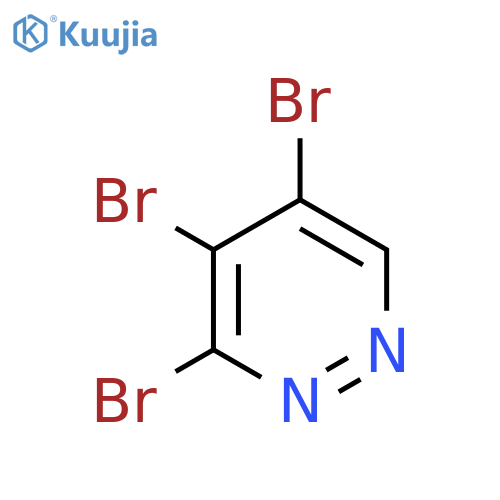 3,4,5-Tribromopyridazine structure