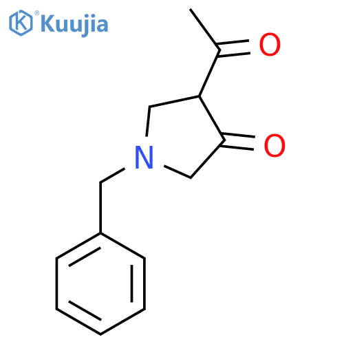 4-Acetyl-1-benzylpyrrolidin-3-one structure